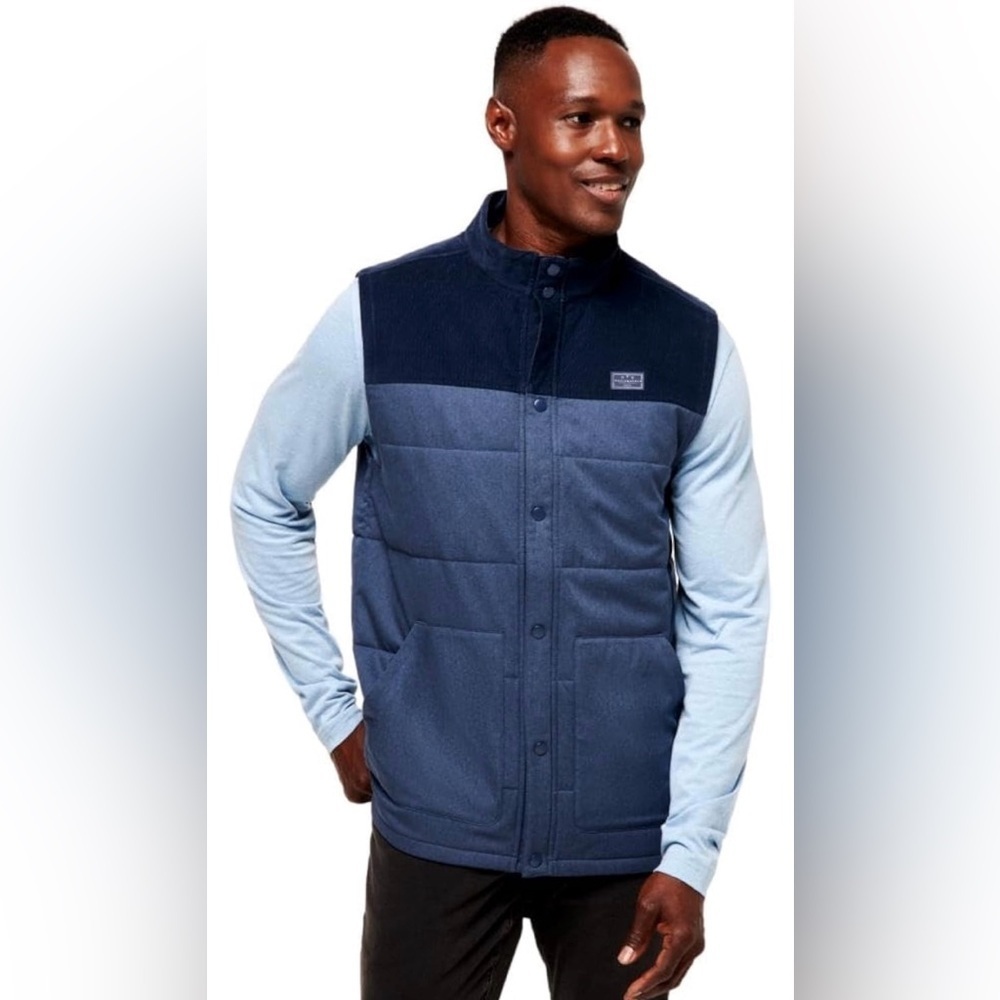 EUC! Travis Mathew Business Class Total Eclipse Vest, sz XL